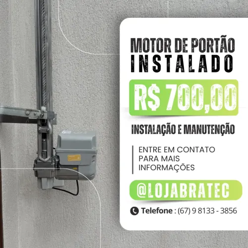Motor de portão eletrônico de elevação de 8 segundos (instalado)