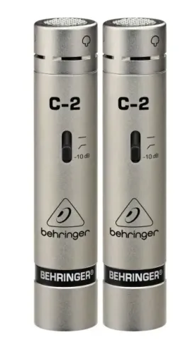 Microfones Behringer C-2 Condensador Cardioide cor prateado