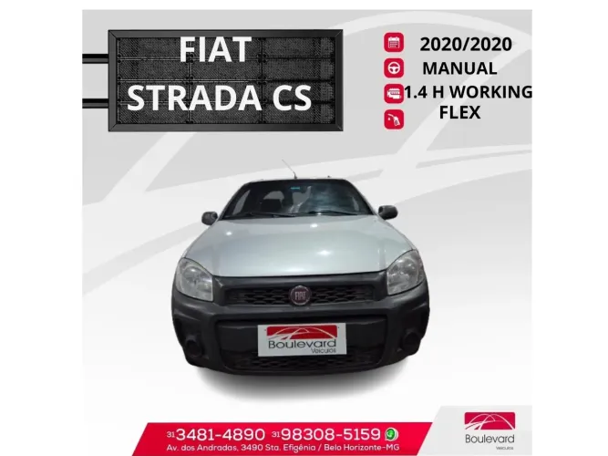 Fiat Strada Working Hard 1.4 Fire Flex 8V CS 2020