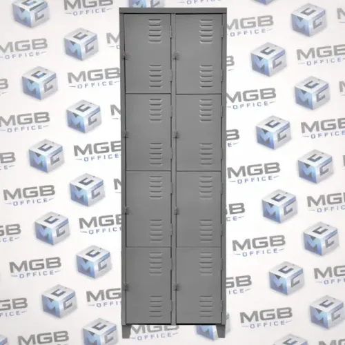 Roupeiro de Aço com 8 Portas Pequenas - 1,96x0,63x0,36cm - (FAZEMOS ENTREGAS)