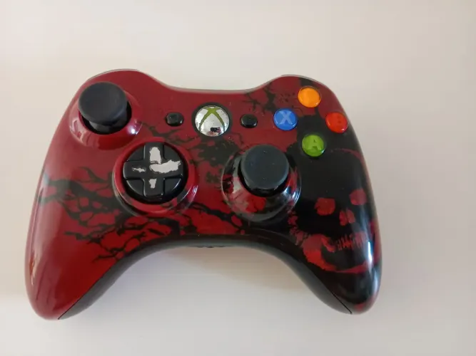 Controle Original XBOX 360 Gears of War em perfeito estado