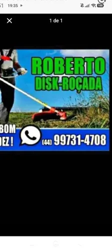 ROÇADA DE TERRENO EM MARINGÁ 