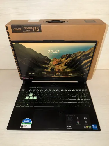 Notebook gamer ASUS TUF gaming F15 FX507ZC - 512GB SSD, RTX 3050 144HZ