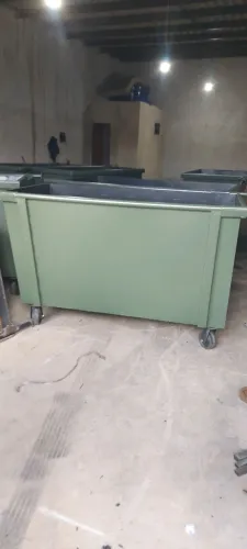 Contêiner Padrão Slu 1200 litros, 1500 litros e 1700 litros.