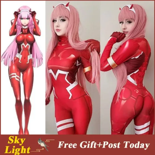 COSPLAY ZERO TWO COMPLETO TAM P/M