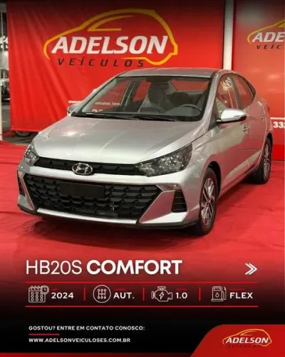 Hyundai HB20S Comfort 1.0 TB Flex 12V Aut. 2024