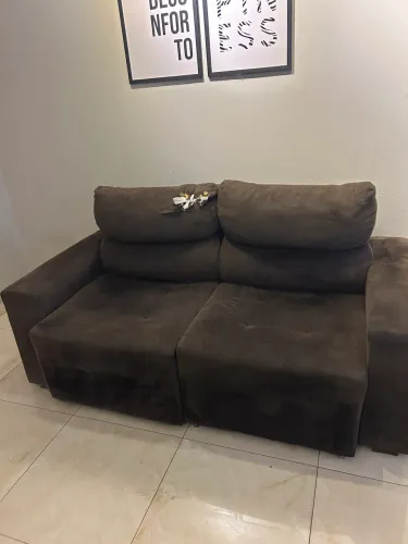 Sofá retrátil 2 lugares