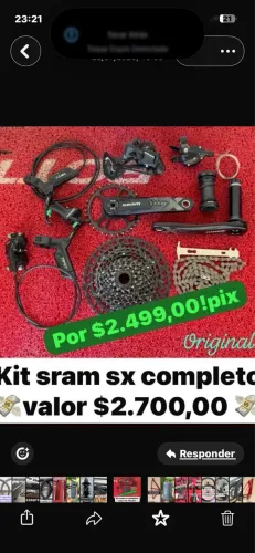 Grupo sram sx 12/v completo