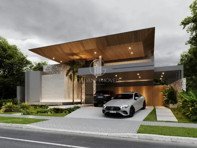 CASA DE ALTO PADRÃO COM 4 SUITES A VENDA POR R$ 4.200.000,00 NO CONDOMINIO FECHADO AQUAREL