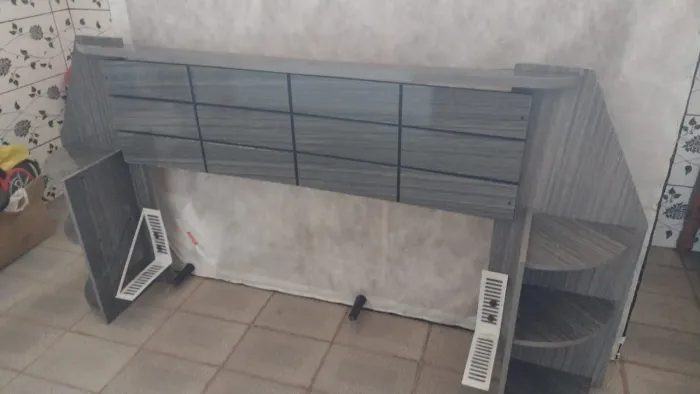 Cama boxe casal com cabeceira