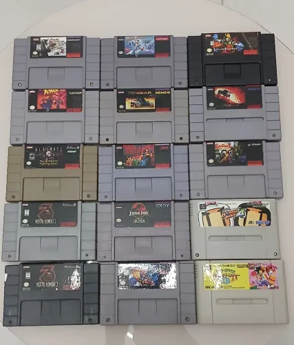 Jogos Originais e similares Para Super Nintendo