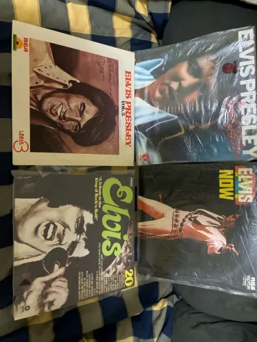 Lote 4 discos de Vinil Elvis Presley