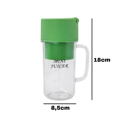 Mini Liquidificador Portátil Shake Suco Joice Cup Caneca Cabo USB