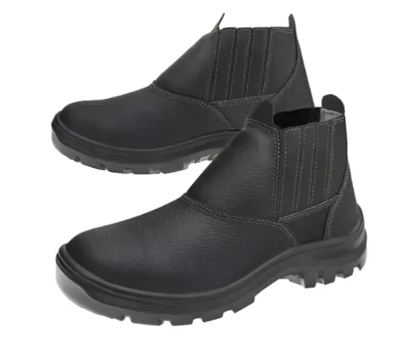 Bota Botina Segurança Trabalho Vulkaflex/Marluvas Bico Pvc