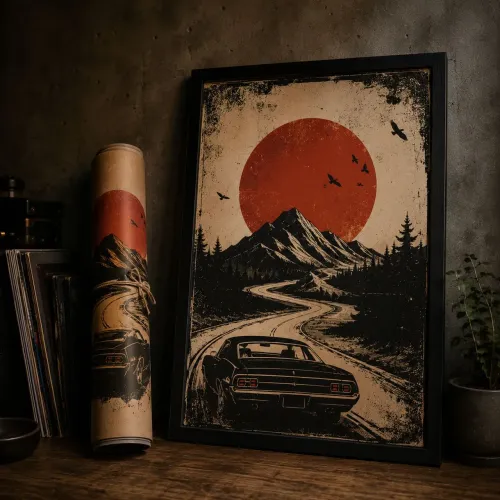Pôster Decorativo Para Moldurar - A1 84x60cm (Rock, Heavy Metal, Musicos, Filmes)