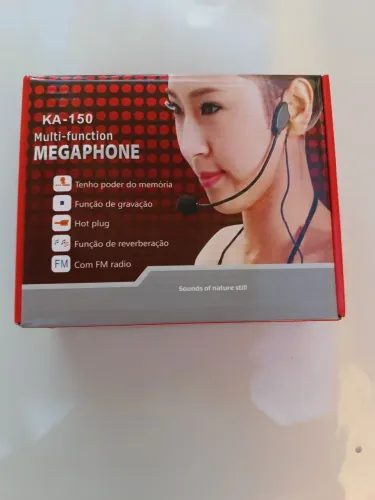 Vendo mega fone e radio