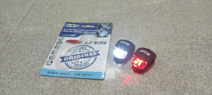 Luz sinalização bicicleta