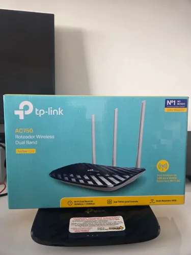 Roteador TP-Link Archer C20 AC750 Dual Band com 3 Antenas