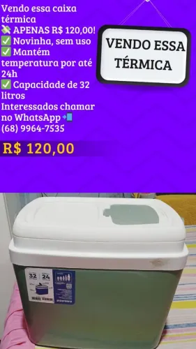 Vendo essa caixa térmica 