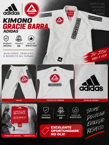Kimono Graice Barra Adidas