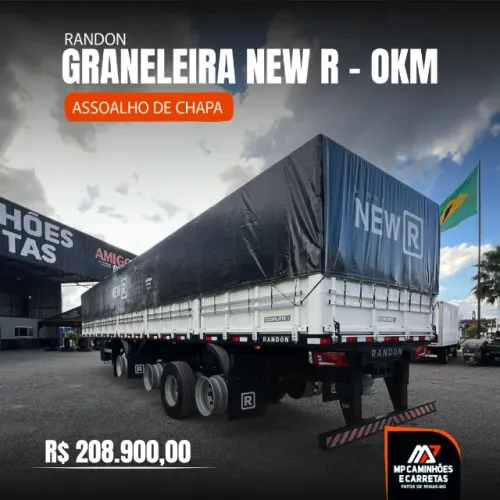 GRANELEIRA RANDON NEW R 4° EIXO 0 KM