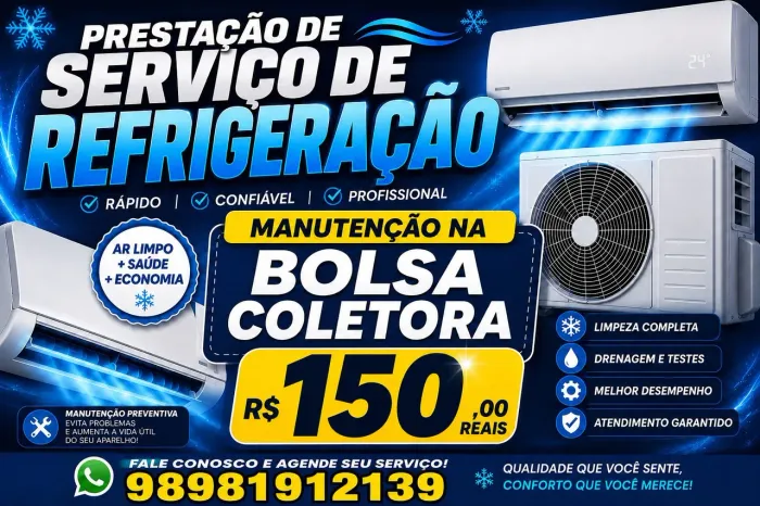 Manutenção em ar-condicionado 