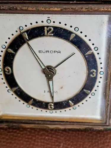 Relógio despertador de viagem Europa 