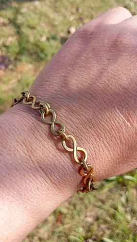 Pulseira Masculina Estilo Vintage Infinito 