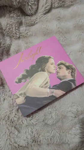 Novo! Caixa em couro (faux) Twilight com duas fitas vhs colecionador 