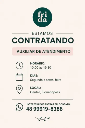 ? Vaga de Emprego - Auxiliar de Atendimento