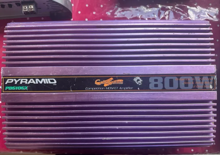 Módulo Amplificador Pyramid PB-610GX 800W 4 Canais | Gold Series