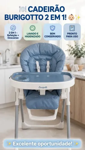 Cadeirão Burigotto infantil 2 em 1