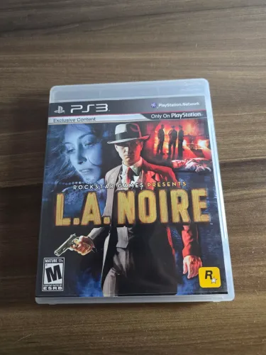 LA Noire PS3 Rockstar Games Midia Fisica Original Completo Manual