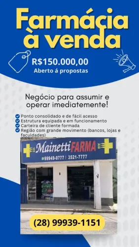 Vendo farmácia completa 
