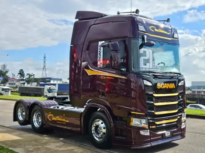 Scania R450 6x2 Ano 2021 Euro 5 Personalizado Millenium 10 pneus novos Automático