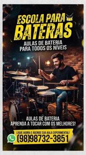 Aula de bateria
