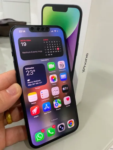 Vendo iPhone 14 256gb Completo Leia o Anúncio!