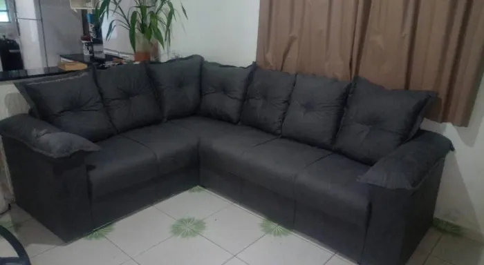 Sofá de canto almofadão (soltas)