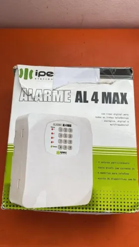 Al4 Max Ipec Central De Alarme Particionavel 4 Setores