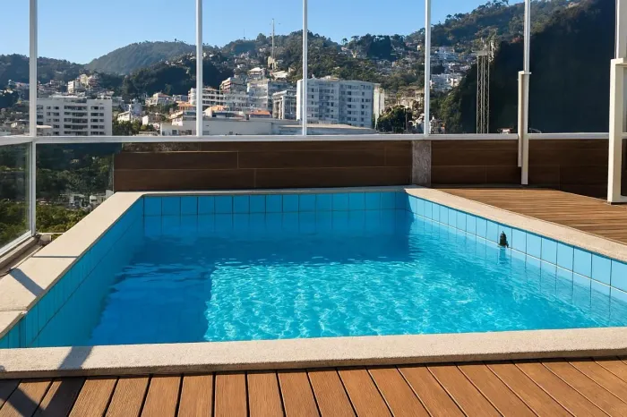 Apto moderno 63m em Marechal Floriano: 2 Qts, Prédio Novo com elevador, Px a BR 262