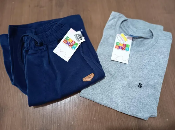 Conjunto Bermuda + Camisa Masculina (12 anos)