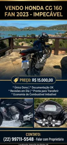 Moto fan160 2023