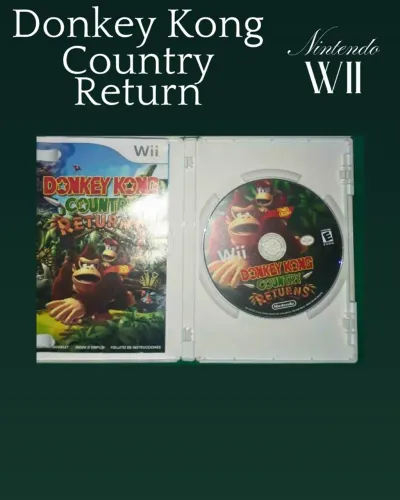 Donkey Kong Country Returns - Nintendo Wii (Original, Com Manual - Ed. Americana)