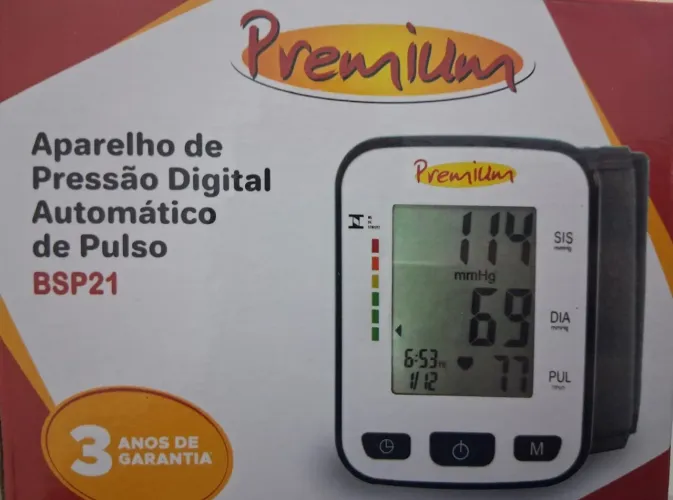 Aparelho de pressão digital de pulso (Novo)