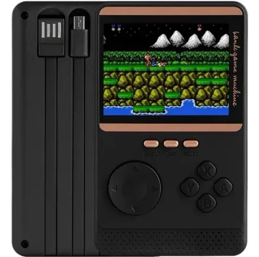 Console de Jogos e Powerbank 6.000 mAh - 500 Jogos