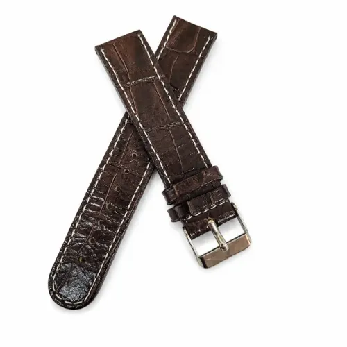 Pulseira Chainon Relógio Couro Bovino 18mm PN331818