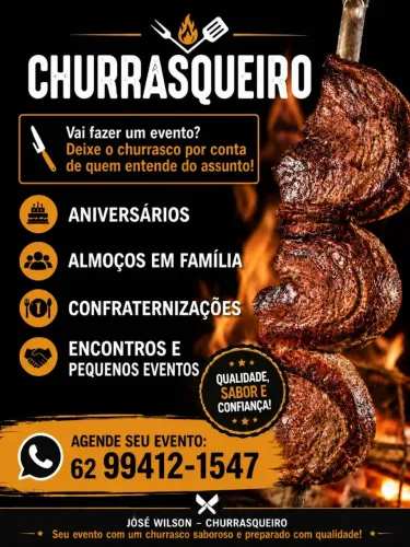 Churrasqueiro a domicílio