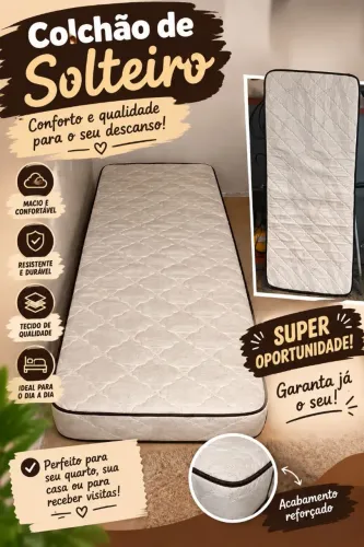 Colchão de solteiro