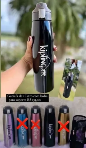 Garrafa térmica Kipling 1 litro/ Entrega grátis
