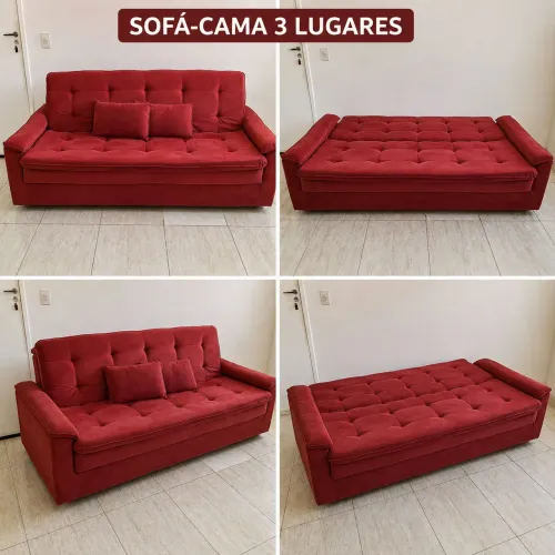 Sofá cama 3 lugares